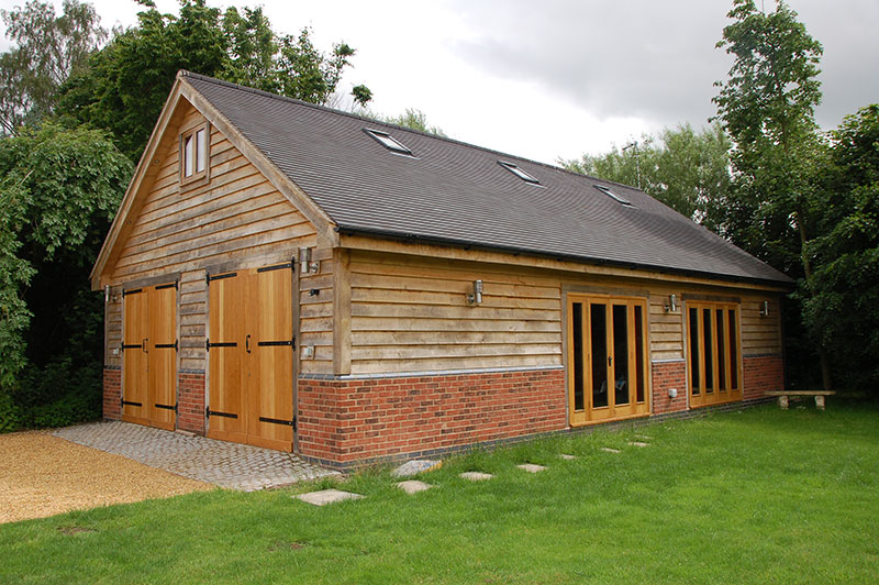 Residential Garage
Double garage, garden store and gymnasium, Staffordshire
